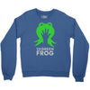 the green frog Crewneck Sweatshirt