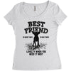 Best Friend Chihuahua Women's Triblend Scoop T-shirt