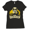 nightmare   scroll Ladies Fitted T-Shirt