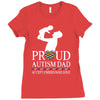 proud Autism dad Ladies Fitted T-Shirt