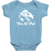 fear no fish Baby Onesie
