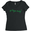 Go vegan baby Women's Triblend Scoop T-shirt