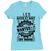 Leo Hated By Many Wanted By Plenty Ladies Fitted T-Shirt