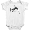 sharks with frickin laser beams t shirt soft funny austin powers tee d Baby Onesie