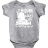 if zombies chase us im tripping you up Baby Onesie