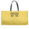 welcome to the gun show ron burdundy anchorman inspired gift funny Weekender Totes