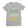 i'm so vegan i don't even call my boyfriend honey Ladies Fitted T-Shirt