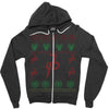 jake paul ugly christmas Zipper Hoodie