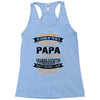 Super Cool Papa Of A Freaking Awesome Granddaughter Racerback Tank