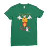 black meowgic Ladies Fitted T-Shirt