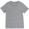 golden spiral V-Neck Tee