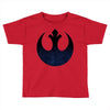 rebel logo with space pattern Toddler T-shirt