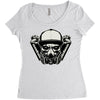 gas mask Women's Triblend Scoop T-shirt