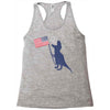 Patriotic T-Rex Racerback Tank
