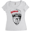 horror werewolf Women's Triblend Scoop T-shirt