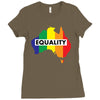 Vote Yes-Australia Marriage Equality Ladies Fitted T-Shirt