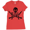 pi rate pirate Ladies Fitted T-Shirt