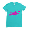 kayak chick Ladies Fitted T-Shirt