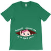 April Peeking Out Baby Girl T-Shirt