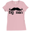 moustache Ladies Fitted T-Shirt