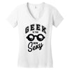 geek is the new sexy! Women's V-Neck T-Shirt