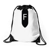 dropping f bomb Drawstring Bags