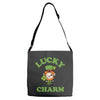 lucky charm 2 Adjustable Strap Totes
