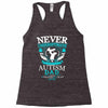 autism dad Racerback Tank