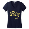 big Women's V-Neck T-Shirt