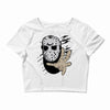 hockey mask halloween Crop Top