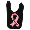 breast cancer ribbon survivor pocket Baby Bibs