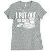 i put out for santa claus Ladies Fitted T-Shirt