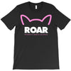 pussy roar - women's march alliance white logo T-Shirt