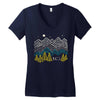 camping Women's V-Neck T-Shirt
