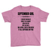 Super September Girl Youth Tee
