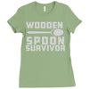 wooden spoon survivor Ladies Fitted T-Shirt