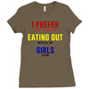 i prefer eating out girls Ladies Fitted T-Shirt