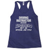 driving instructor superhero Racerback Tank