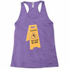 the floor is lava Racerback Tank