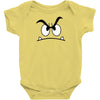 mad face Baby Onesie