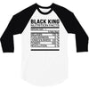 black king nutrition facts 3/4 Sleeve Shirt