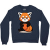 red fox 3 Crewneck Sweatshirt