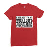 workout Ladies Fitted T-Shirt
