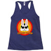 too hip to hop   bunny easter Racerback Tank