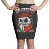 praying skull Pencil Skirts
