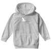 unicorn scooting on the floor Youth Hoodie