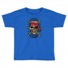 pirate zombie skull Toddler T-shirt