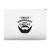 mens grandads bearded Accessory Pouches