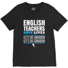 english teacher save lives V-Neck Tee