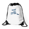 analog retirement Drawstring Bags
